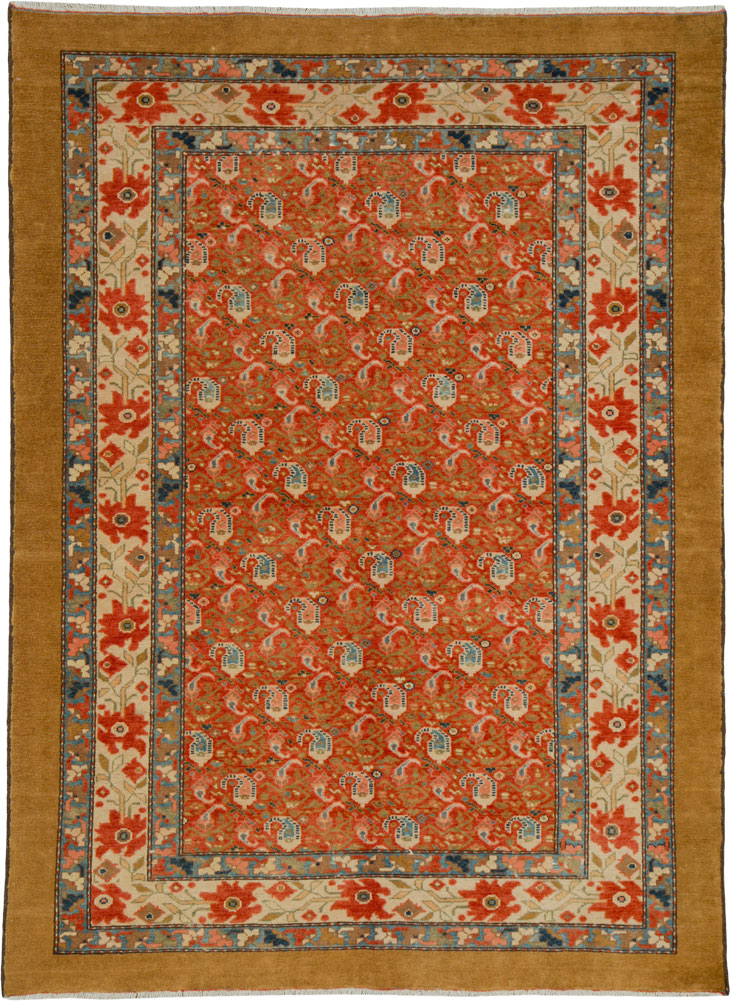 Modern Persian Malayer Rug, No.19955 - Staging