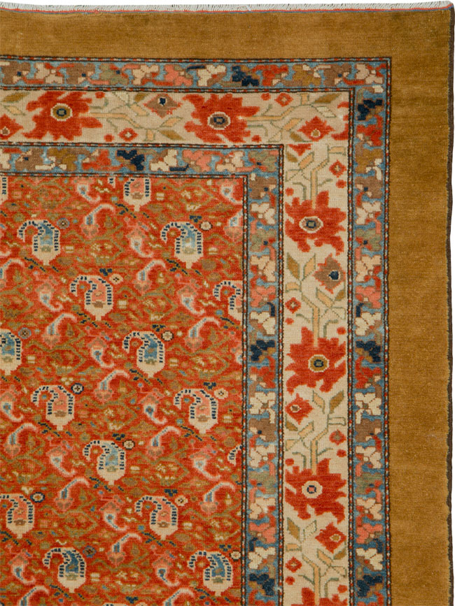 Modern Persian Malayer Rug, No.19955 - Staging