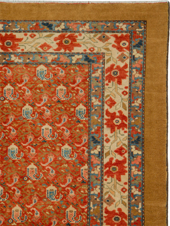 Modern Persian Malayer Rug, No.19955 - Staging