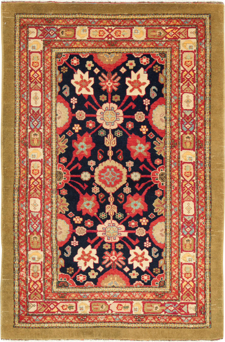 Vintage Inspired Persian Malayer Carpet, No.19963 - Staging