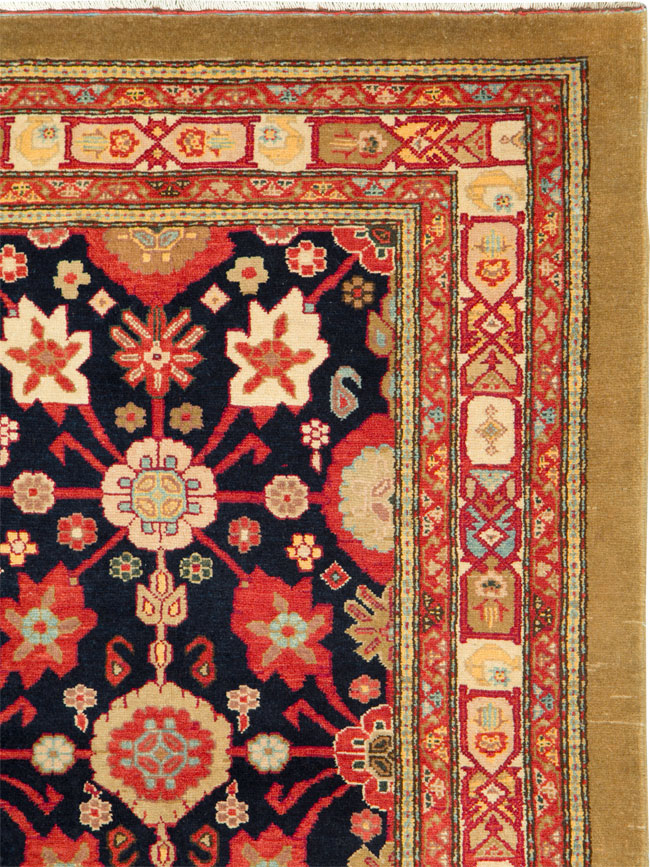 Vintage Inspired Persian Malayer Carpet, No.19963 - Staging