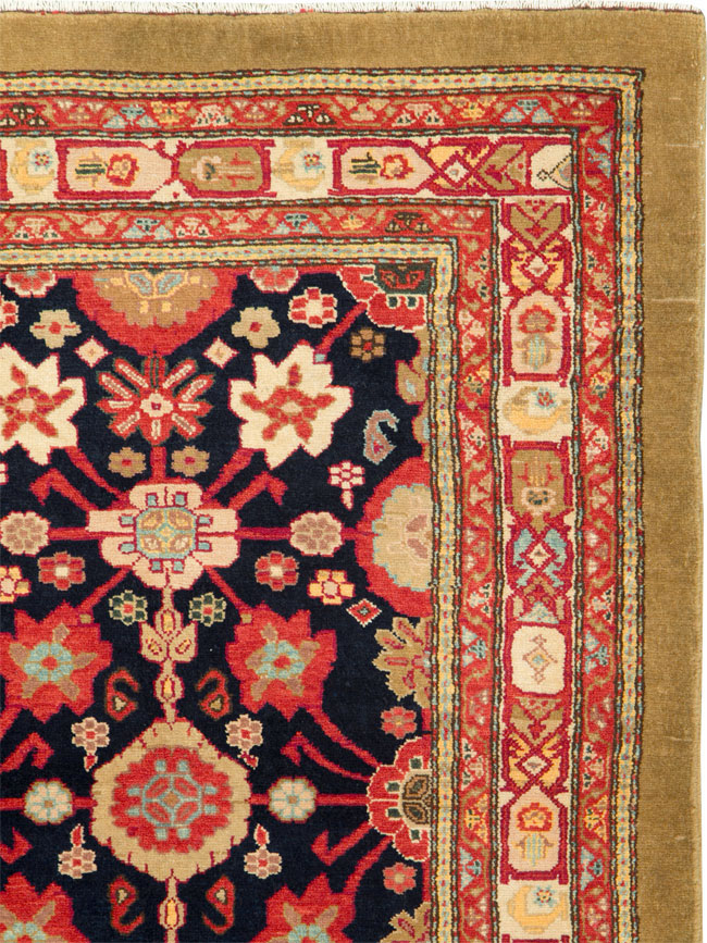 Vintage Inspired Persian Malayer Carpet, No.19963 - Staging