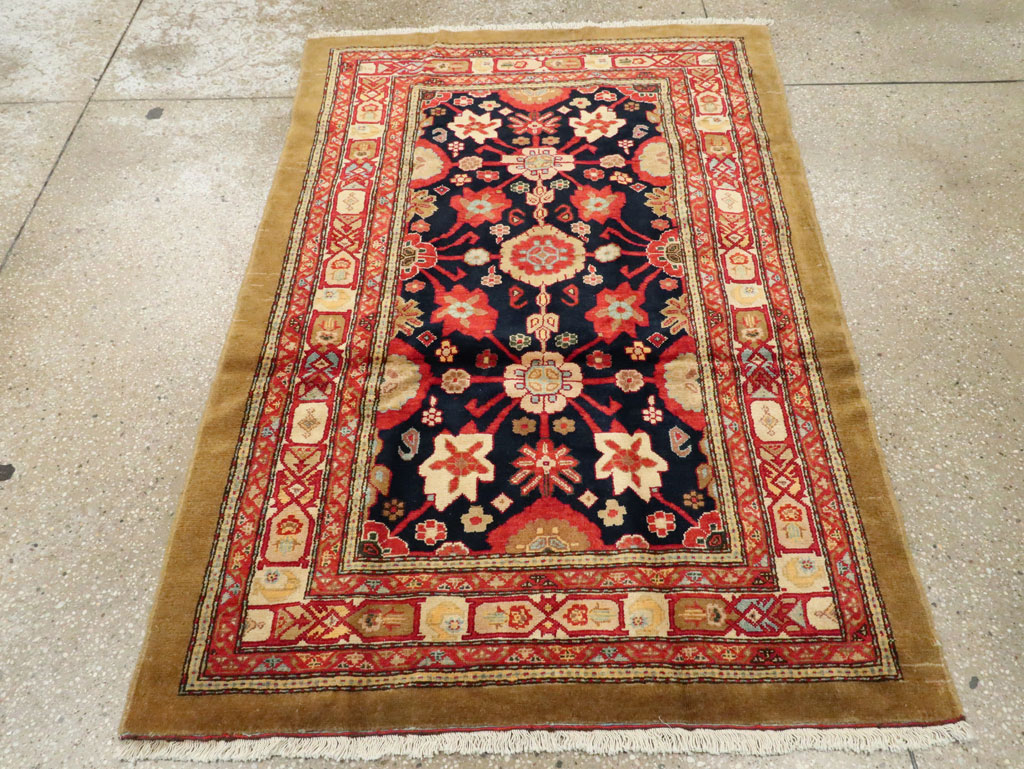 Vintage Inspired Persian Malayer Carpet, No.19963 - Staging