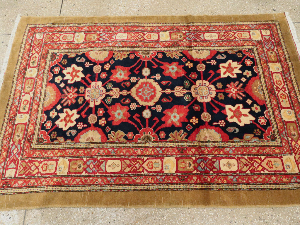 Vintage Inspired Persian Malayer Carpet, No.19963 - Staging