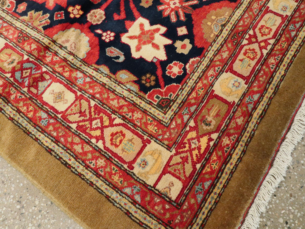 Vintage Inspired Persian Malayer Carpet, No.19963 - Staging