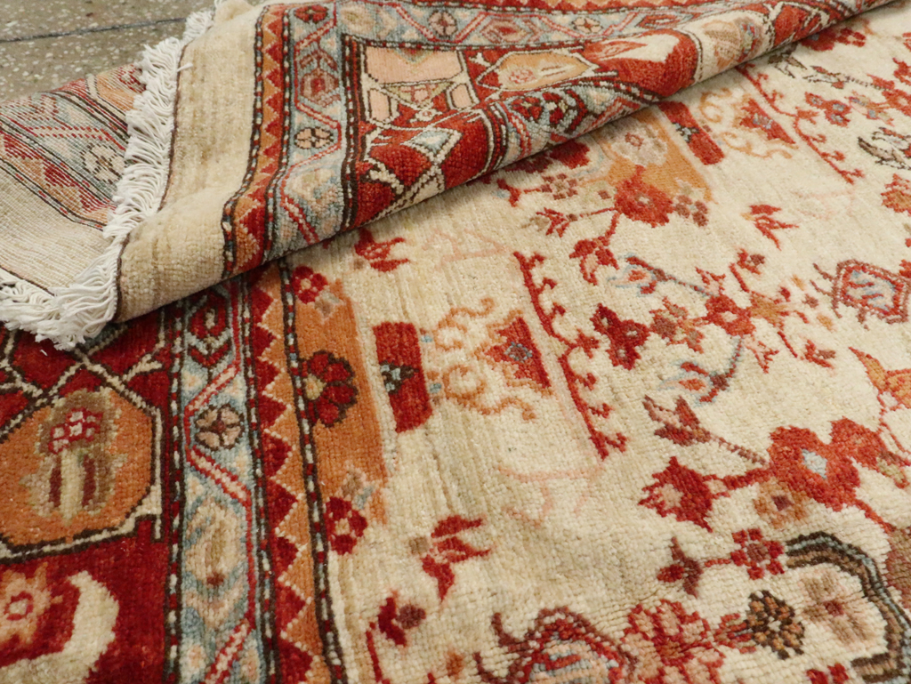 Modern Persian Malayer Accent Rug, No.19965 - Staging