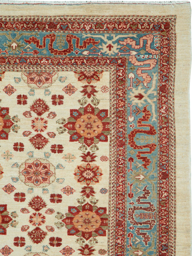 Modern Persian Malayer Rug, No.19968 - Staging