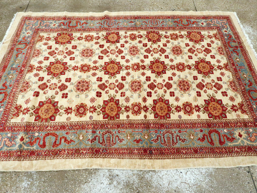 Modern Persian Malayer Rug, No.19968 - Staging