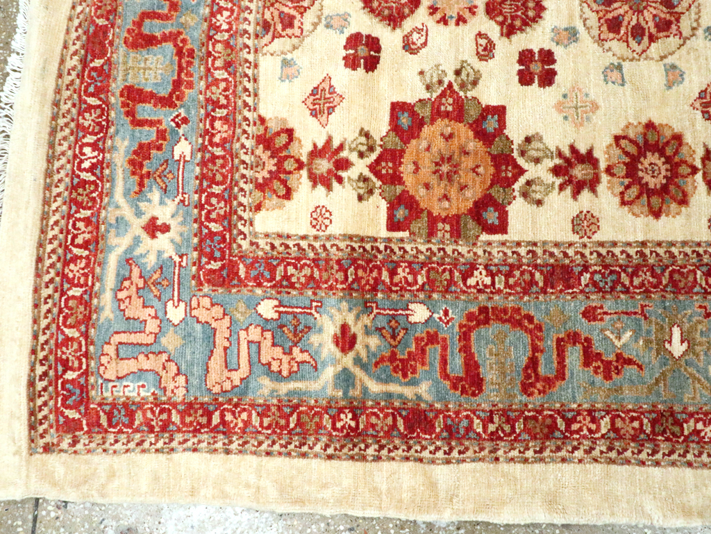 Modern Persian Malayer Rug, No.19968 - Staging
