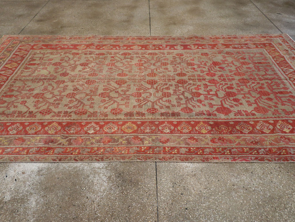 Antique East Turkestan Khotan Gallery Rug, No.19989 - Staging