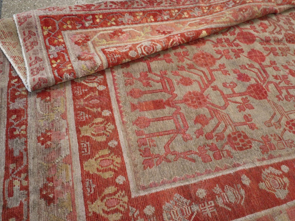Antique East Turkestan Khotan Gallery Rug, No.19989 - Staging