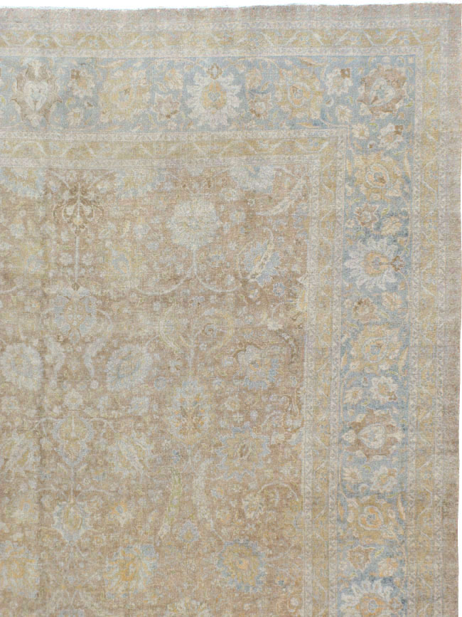 Antique Persian Tabriz Oversize Carpet, No.20010 - Staging