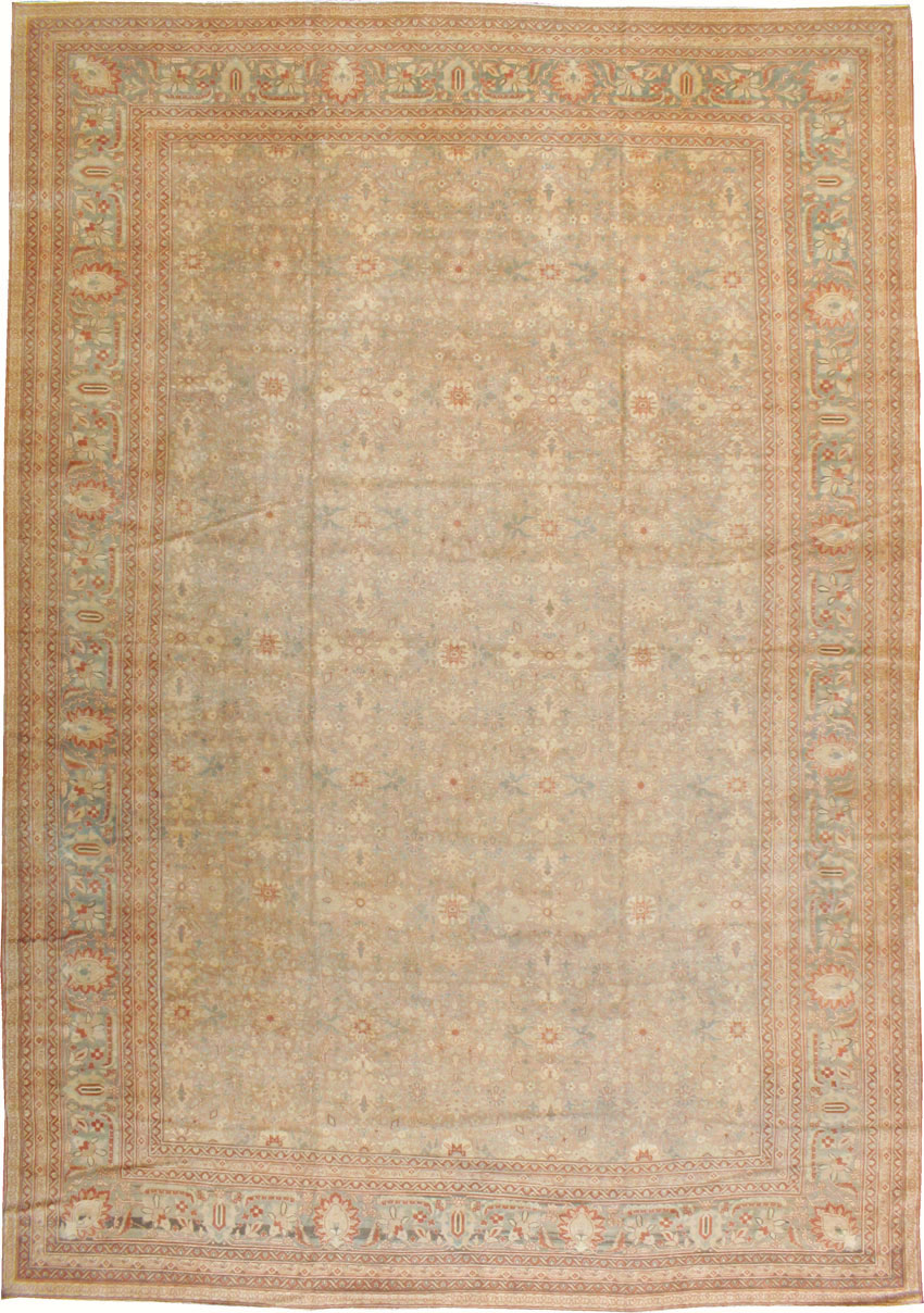 Antique Persian Tabriz Carpet, No.20012 - Staging