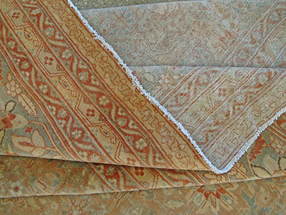 Antique Persian Tabriz Carpet, No.20012 - Staging