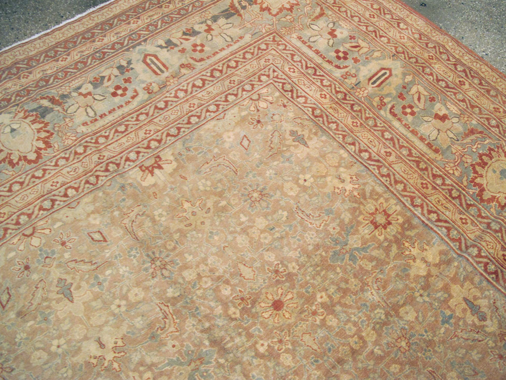 Antique Persian Tabriz Carpet, No.20012 - Staging