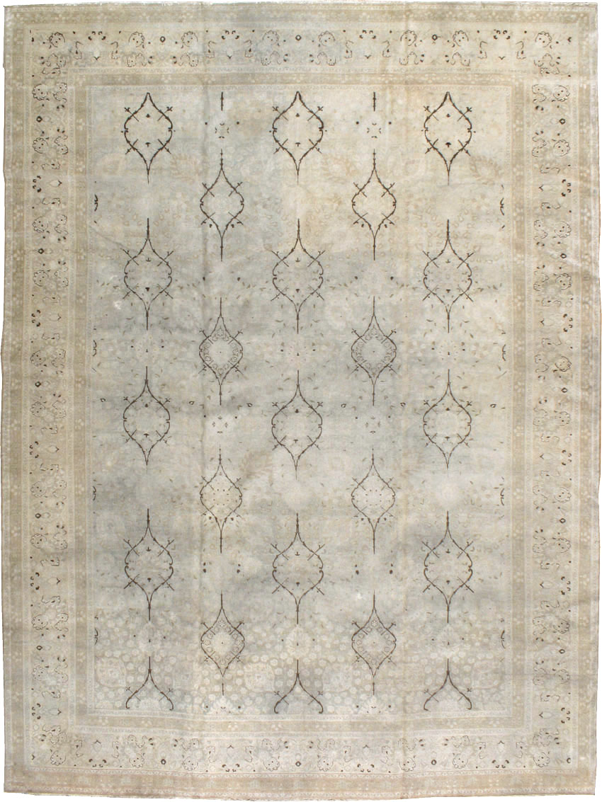 Antique Persian Tabriz Carpet, No.20014 - Staging