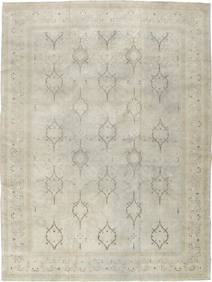 Antique Persian Tabriz Carpet, No.20014 - Staging