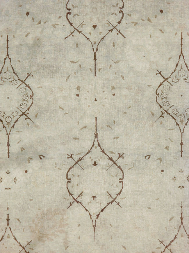 Antique Persian Tabriz Carpet, No.20014 - Staging