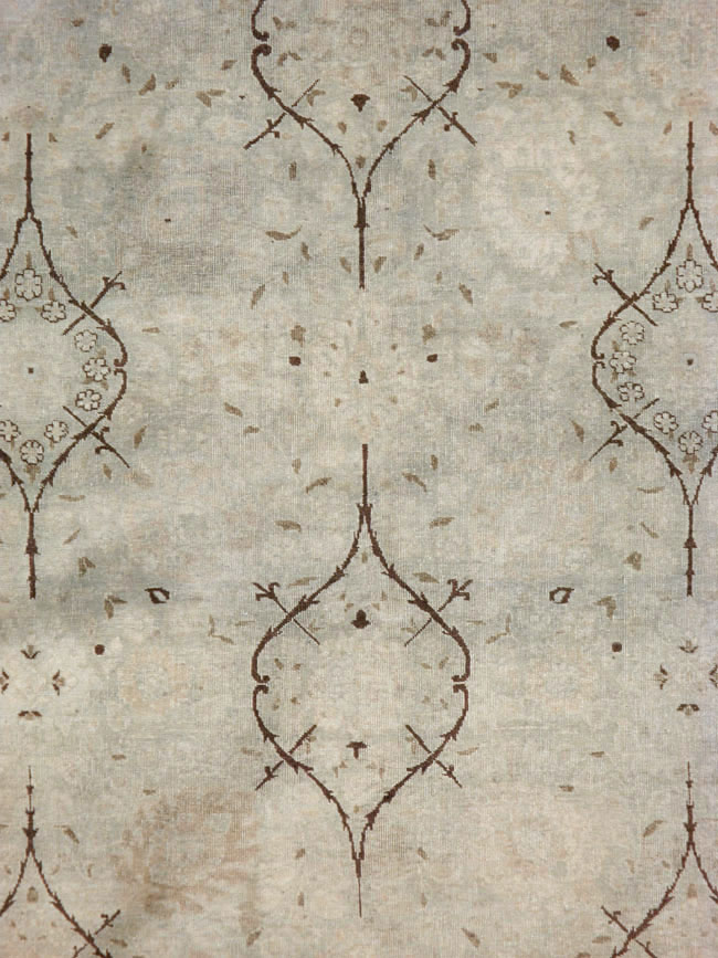 Antique Persian Tabriz Carpet, No.20014 - Staging