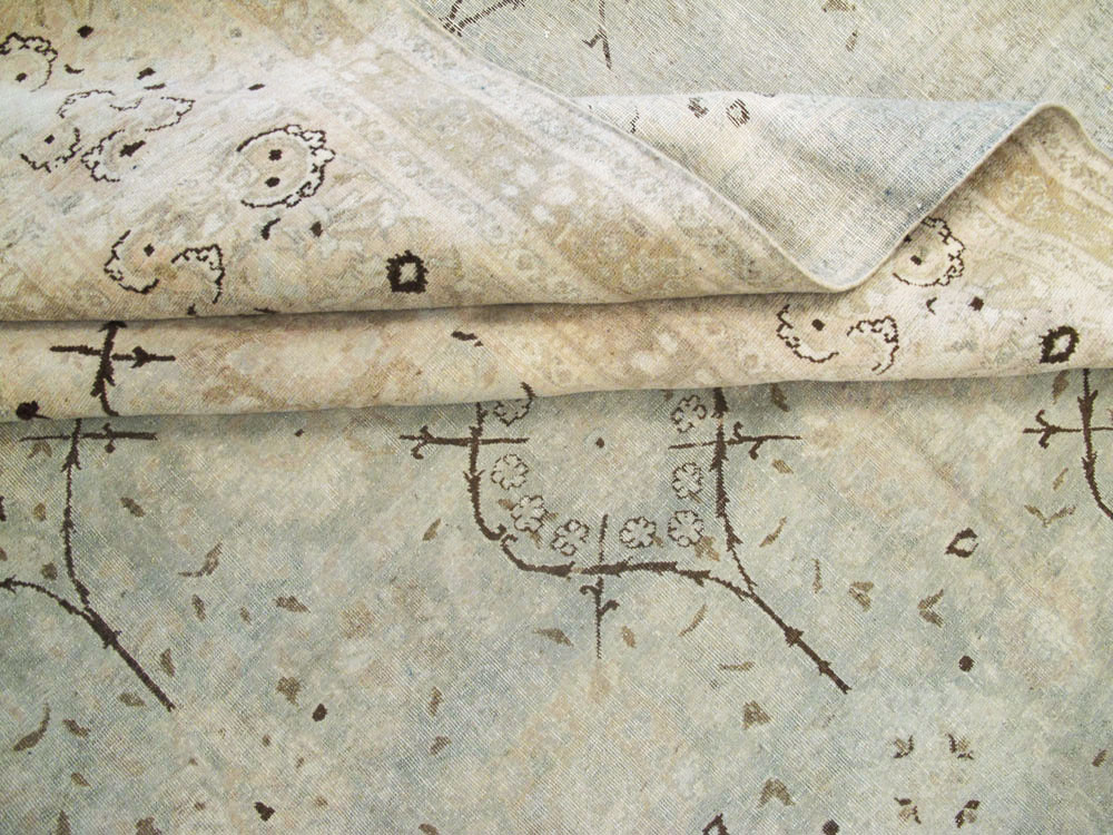 Antique Persian Tabriz Carpet, No.20014 - Staging