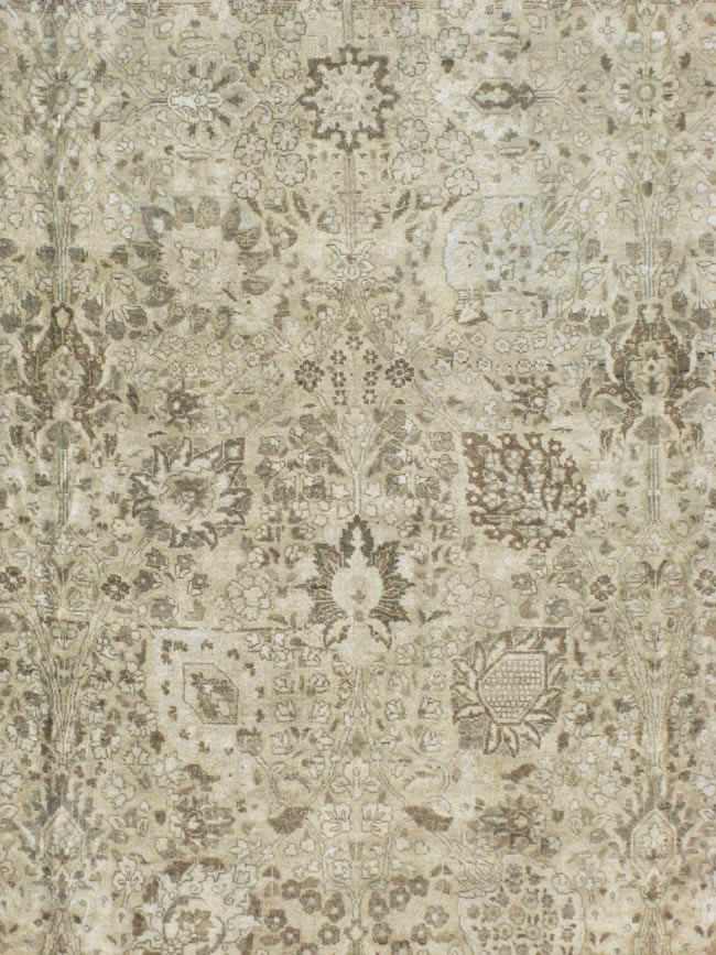 Antique Persian Tabriz Carpet, No.20018 - Staging
