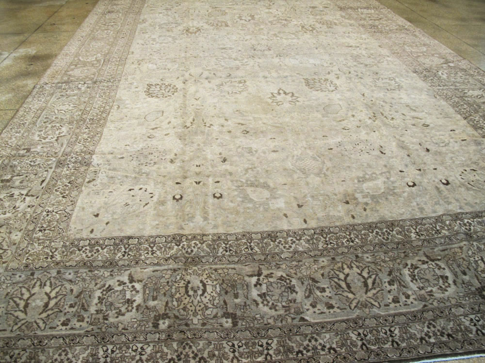 Antique Persian Tabriz Carpet, No.20018 - Staging