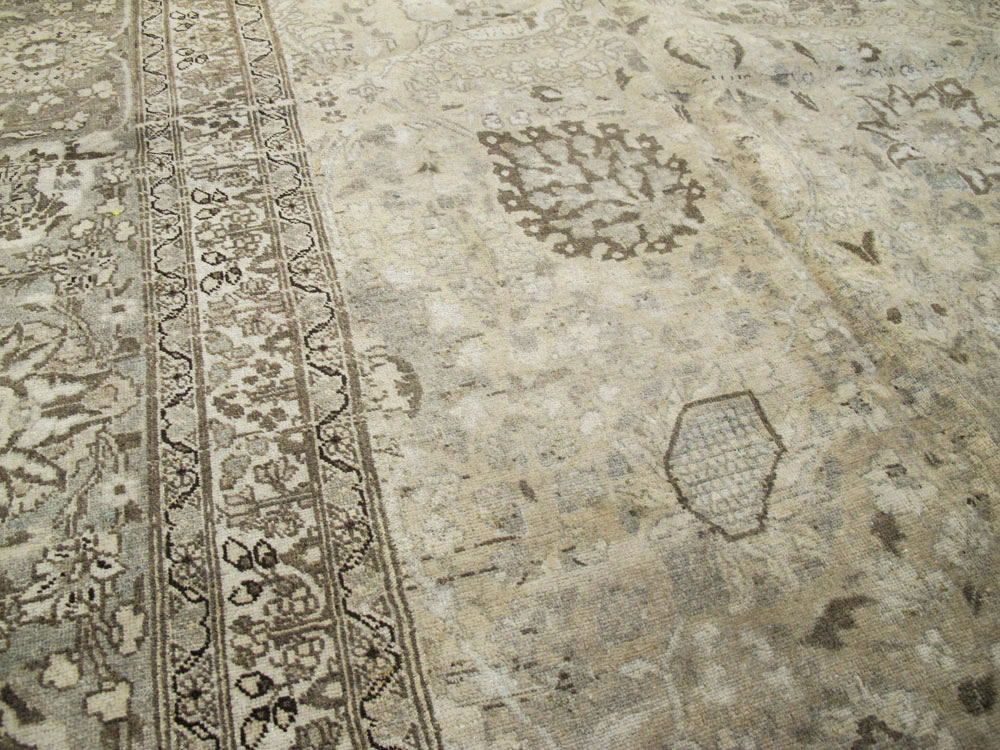 Antique Persian Tabriz Carpet, No.20018 - Staging