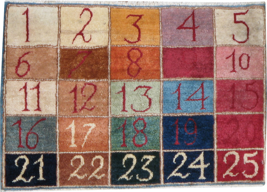 Vintage Persian Kashan Rug (Pair: 2 of 2), No.20020 - Staging