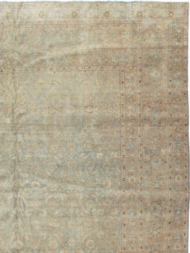 Antique Persian Tabriz Carpet, No.20023 - Staging
