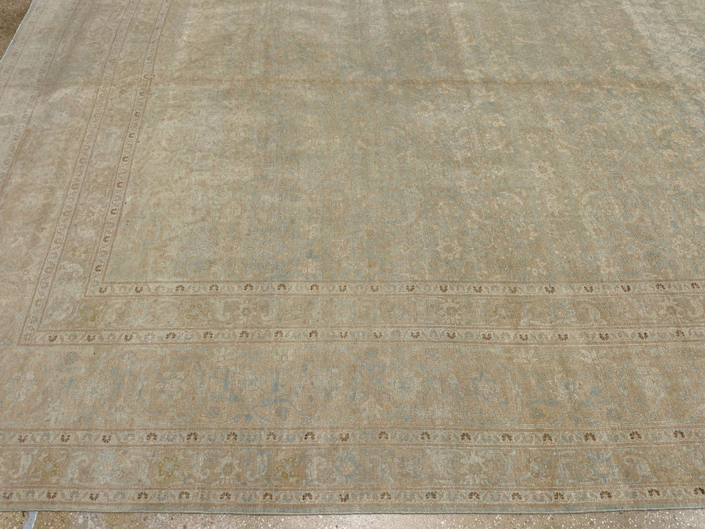 Antique Persian Tabriz Carpet, No.20023 - Staging