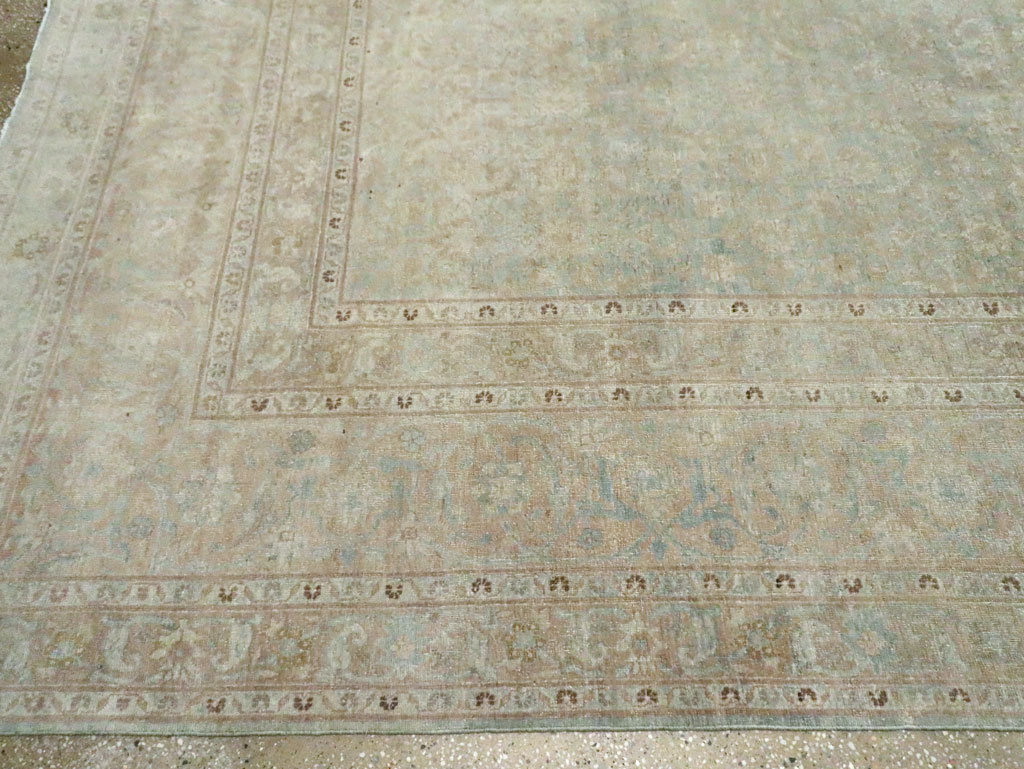 Antique Persian Tabriz Carpet, No.20023 - Staging