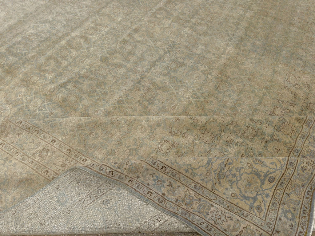 Antique Persian Tabriz Carpet, No.20023 - Staging