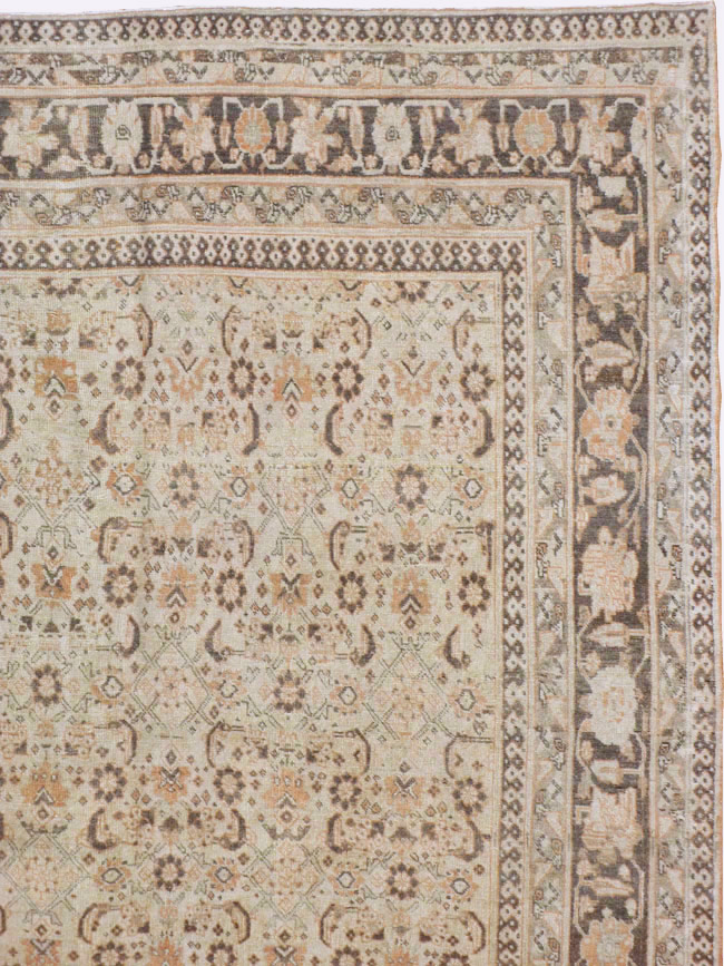 Antique Persian Tabriz Carpet, No.20025 - Staging