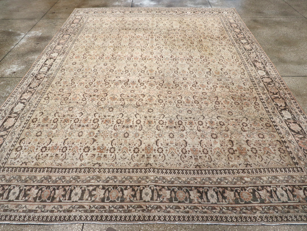 Antique Persian Tabriz Carpet, No.20025 - Staging