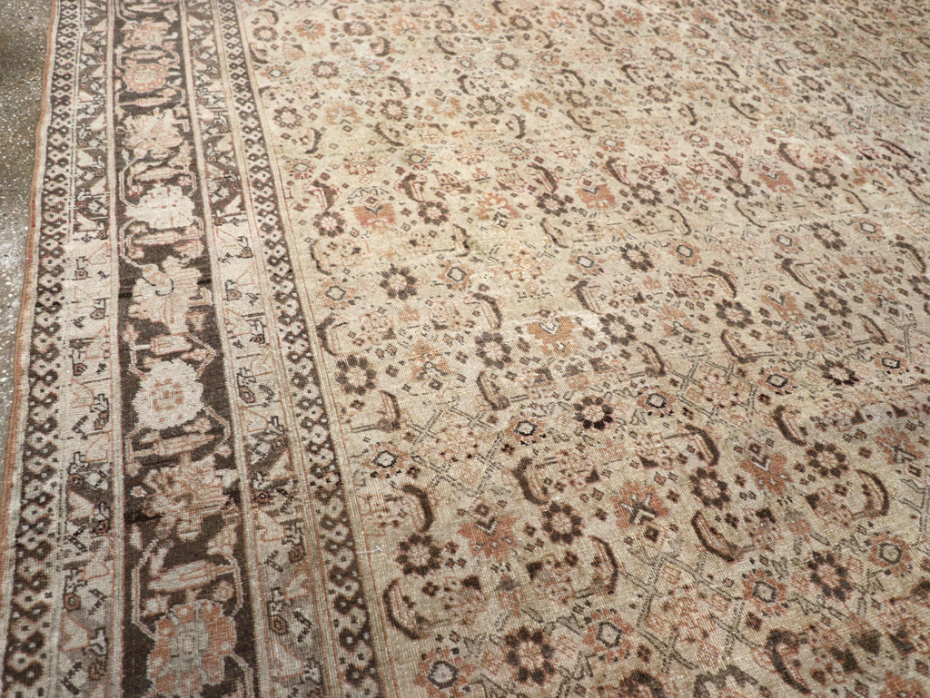 Antique Persian Tabriz Carpet, No.20025 - Staging