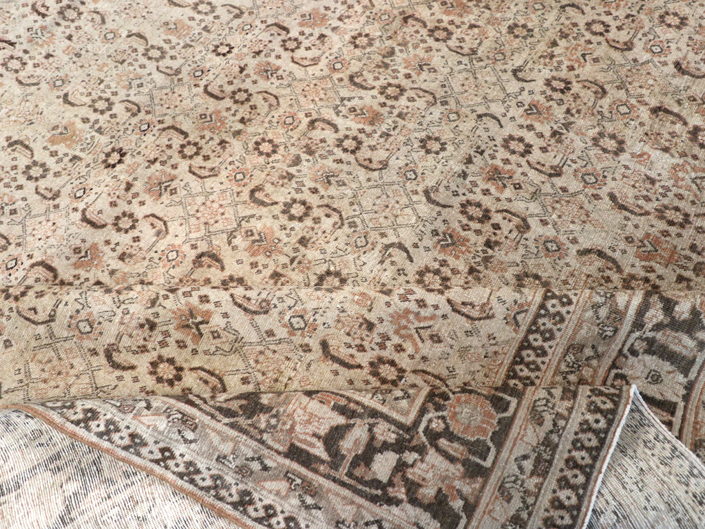 Antique Persian Tabriz Carpet, No.20025 - Staging
