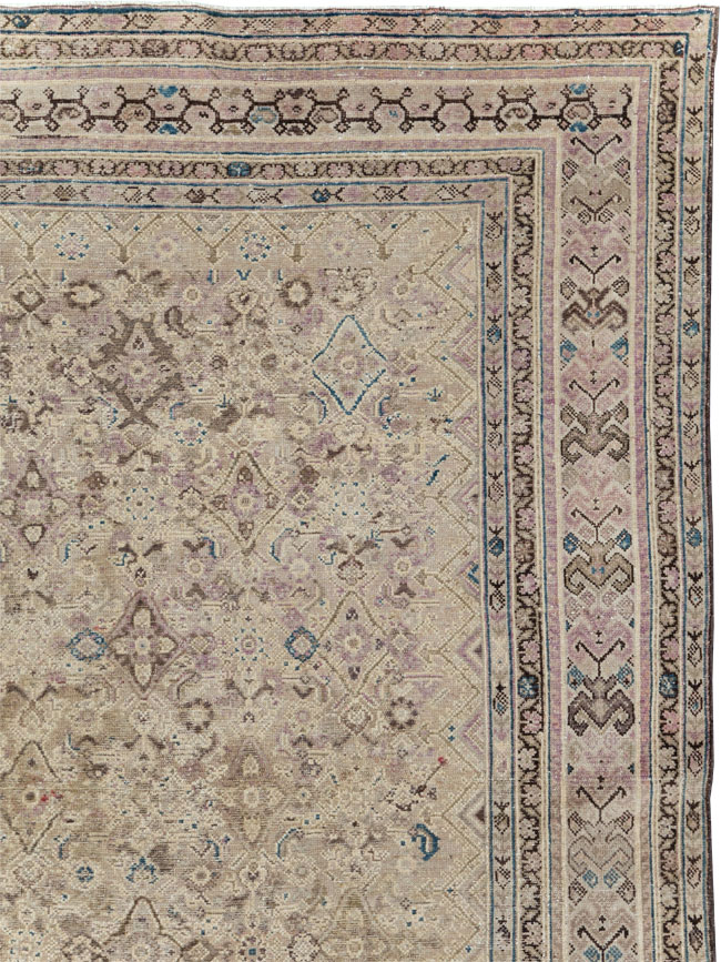 Antique Persian Malayer Gallery Carpet, No.20028 - Staging
