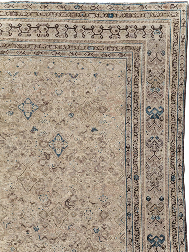 Antique Persian Malayer Gallery Carpet, No.20028 - Staging