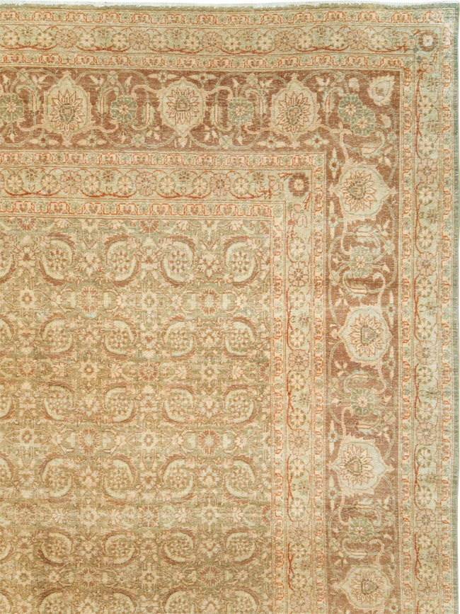 Antique Persian Lavar Kerman Carpet, No.20039 - Staging