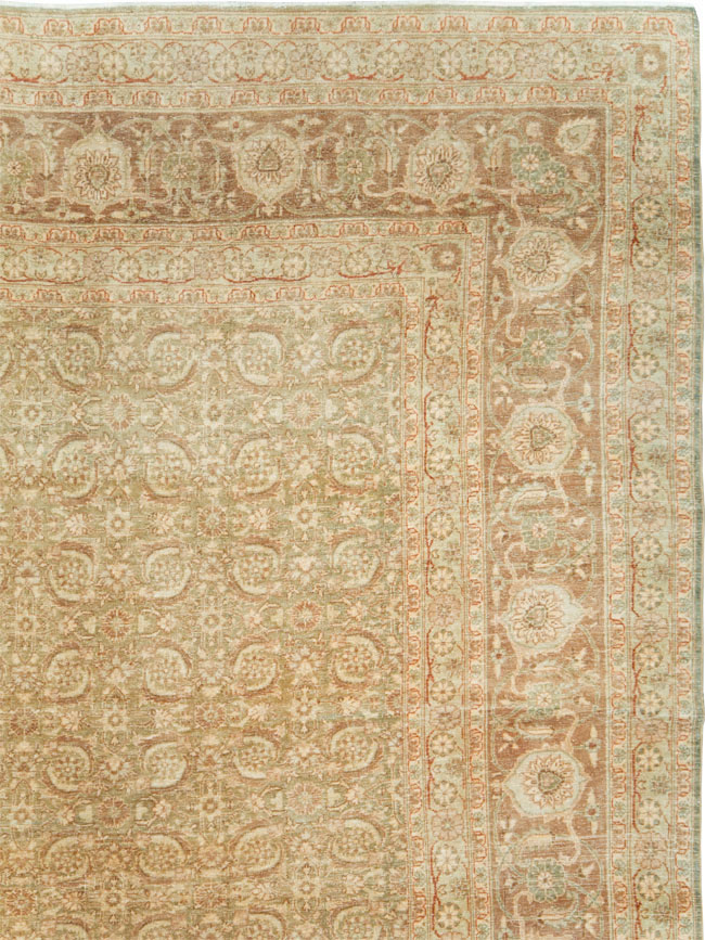 Antique Persian Lavar Kerman Carpet, No.20039 - Staging