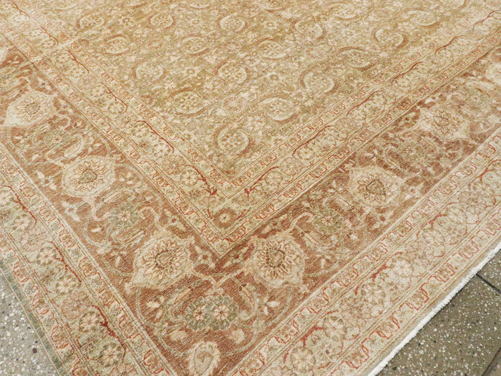 Antique Persian Lavar Kerman Carpet, No.20039 - Staging