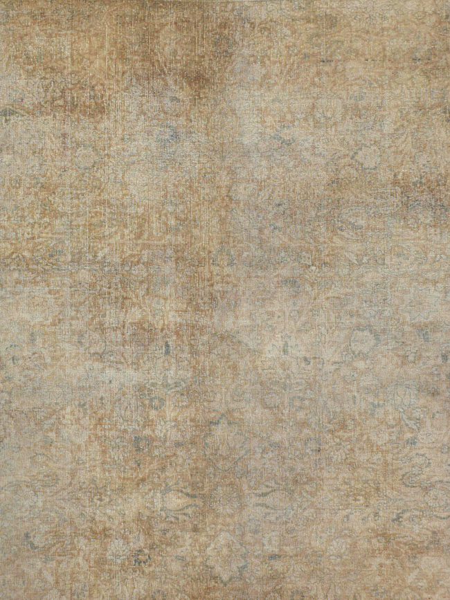 Antique Persian Tabriz Square Carpet, No.20044 - Staging