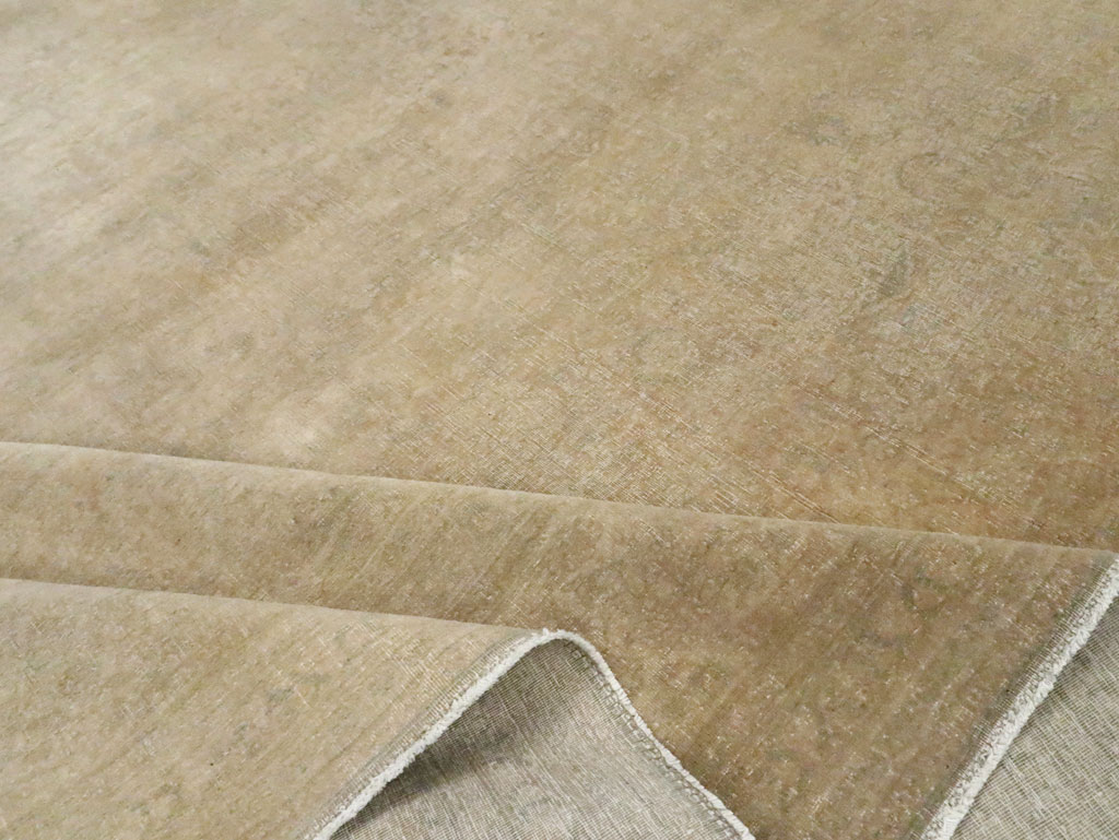 Antique Persian Tabriz Square Carpet, No.20044 - Staging