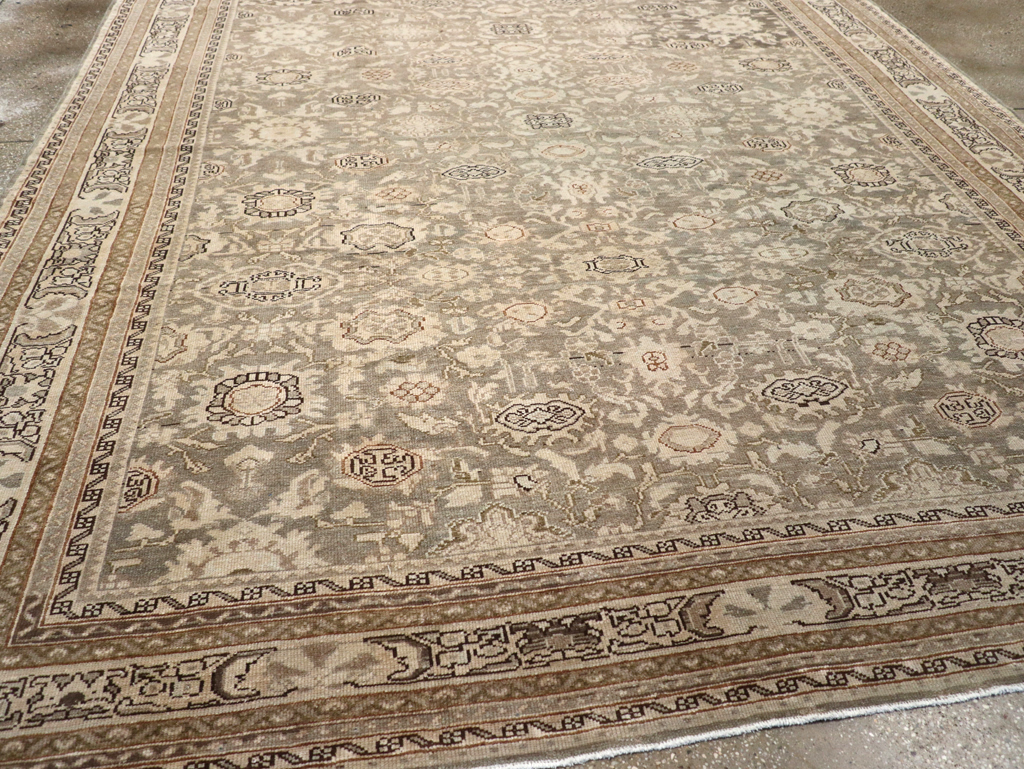 Vintage Persian Malayer Carpet, No.20050 - Staging