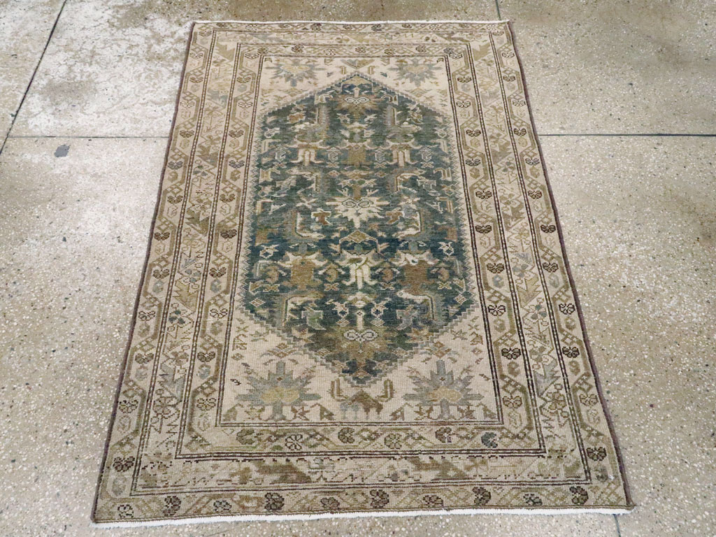 Vintage Persian Malayer Rug, No.20069 - Staging