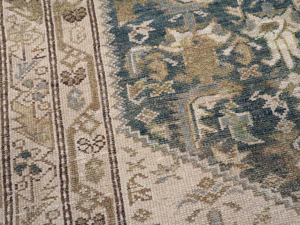 Vintage Persian Malayer Rug, No.20069 - Staging