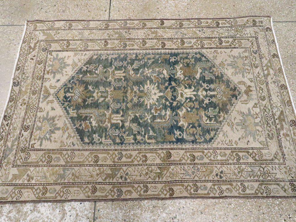 Vintage Persian Malayer Rug, No.20069 - Staging