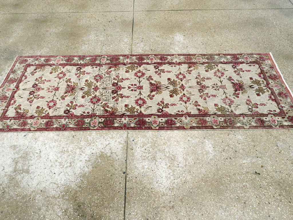Vintage Persian Lavar Kerman Runner, No.20072 - Staging