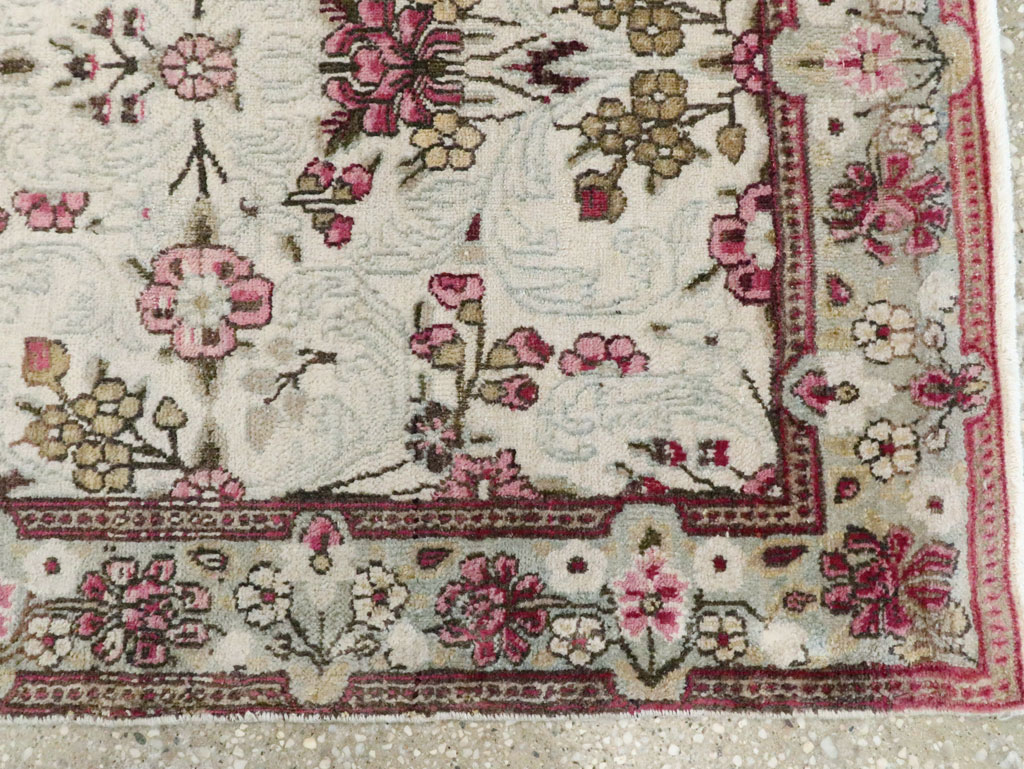 Vintage Persian Lavar Kerman Runner, No.20072 - Staging