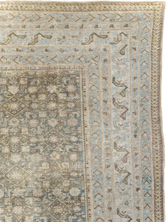 Antique Persian Malayer Carpet, No.20074 - Staging